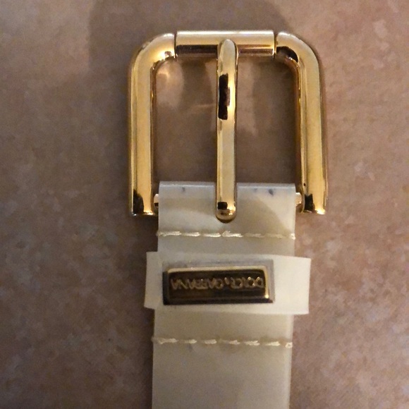 dolce and gabbana white belt